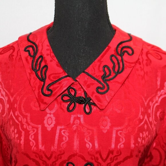 Vintage Jessica Howard Red Petite Short Jacket - Picture 3 of 16